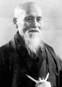 Morihei Ueshiba, the founder of Aikido