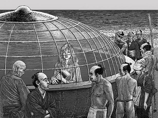 What is the historical meaning of the Utsuro Bune legend?